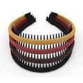 fashion head bands for women tooth comb hair hoop Comfy non slip hair bands(4 Colors)
