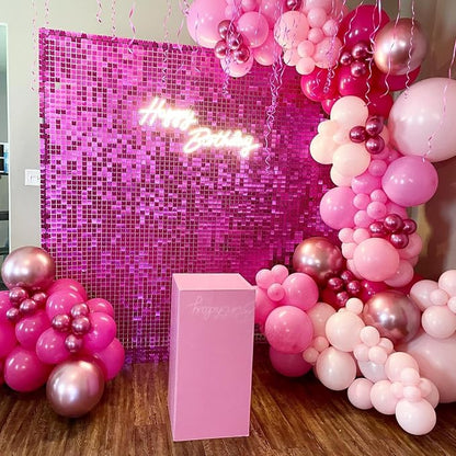 Pink Balloons Garland Arch Kit 170pcs, Hot Pink Metallic Pink Shades of Pink - Image 5