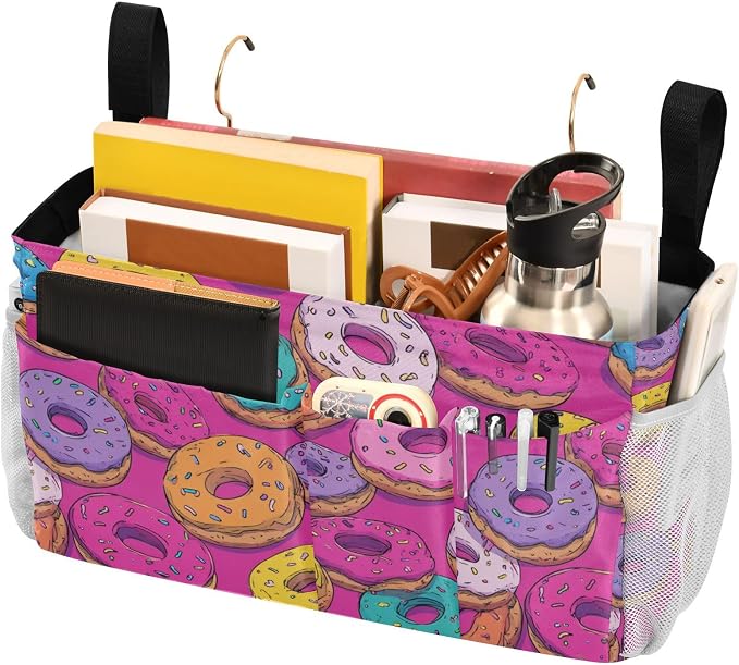 Bedside Caddy Hanging Bunk Bed Caddy Bed Organizer Hanging Pocket - Image 3