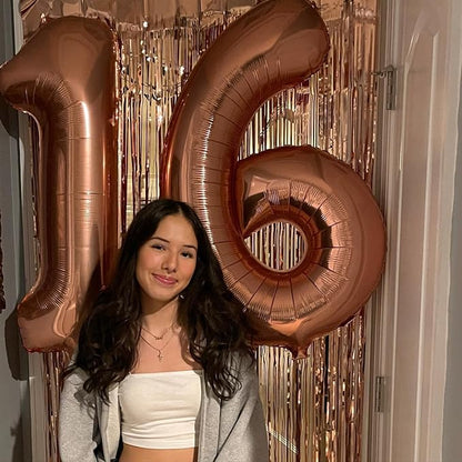 Coffee Brown Number 2 Balloon 40 Inch - Image 8