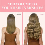 GOO GOO Clip in Hair Extensions Real Human Hair, Remy Human Hair Extensions Clip ins for Women, Natural Human Hair, 18inch 120g 7Pcs, 7 Bronde
