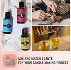 Eternal Essence Oils Afternoon Tea Set of 6 Premium Fragrance Oils - Includes Green Tea, Black Fig & Honey, Cucumber, Lemon Sugar, Vanilla and Coconut Cream Scented Oils - 10ML