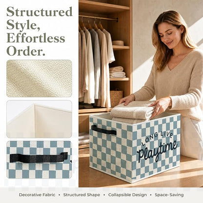 Kids Playroom Foldable Storage Bins Box - Image 2