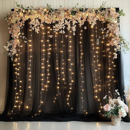 Fomcet Tulle Backdrop Curtains by Fomcet