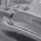 Aormenzy Satin Body Pillow Cover Set of 2, 20x54 Inches Dark Grey Case for Adults, Silky Soft & Cooling Pillowcase With Envelope Closure