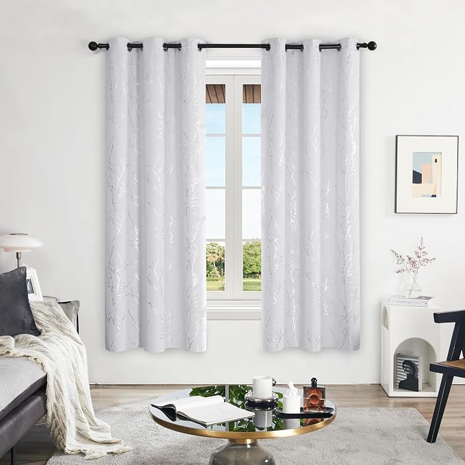 Deconovo Living Room Curtains 72 Inches Long, Thermal Insulated, Room Darkening - Image 2