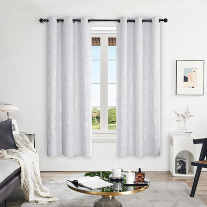 Deconovo Living Room Curtains 72 Inches Long, Thermal Insulated, Room Darkening - Image 2