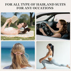 8 PCS Flat Hair Clips for Women French Matte Flat Claw Clips for Thick & Thin Hair No-Slip Hair Barrettes, Strong Hold Styling Accessories
