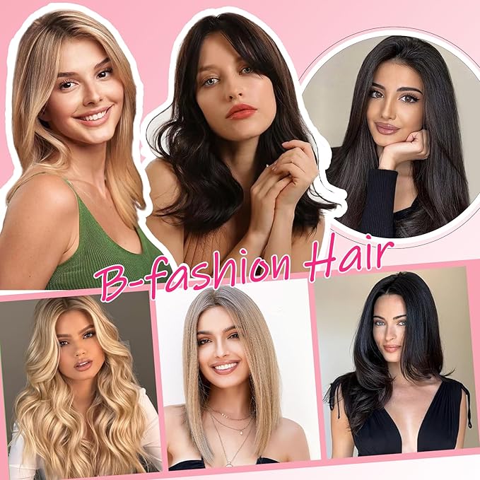 Hair Toppers for Women Real Human Hair Topper Upgrade Swiss Lace Middle Part Clip in Bangs Remy Human Hair Straight Hairpieces for Thinning Realistic Scalp 360° Cover Gray Hairy Roots Black 1B