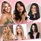 Hair Toppers for Women Real Human Hair Topper Upgrade Swiss Lace Middle Part Clip in Bangs Remy Human Hair Straight Hairpieces for Thinning Realistic Scalp 360° Cover Gray Hairy Roots Honey Brown