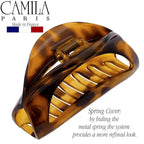 Camila Paris CP1574 French Hair Clip for Women Thick Hair for Long Curly Wavy Hair, Girls Hair Claw Clips Jaw, Durable Styling Big Claw Clip for Thick Hair, Strong Hold No Slip Grip, Made in France