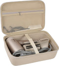 Case for Shark HD331&HD112BRN Hair Blow Dryer HyperAIR Fast 2-in-1, Blow Dryer Storage Bag for Concentrator and Styling Attachments and Rotatable Hot Air Brush Accessories, Box Only (Stone)