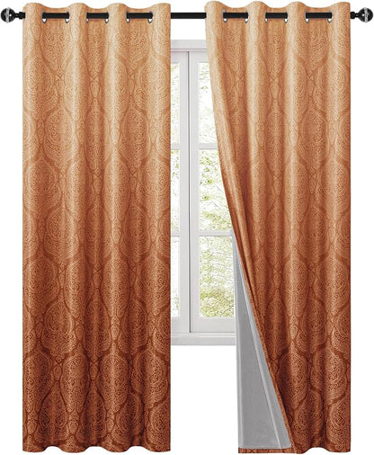 DWCN 100% Blackout Curtains for Bedroom 96 Inch Length - Image 9