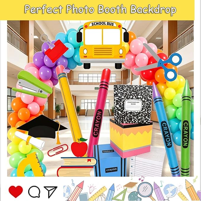 15Pcs Giant Back to School Decorations - Image 7