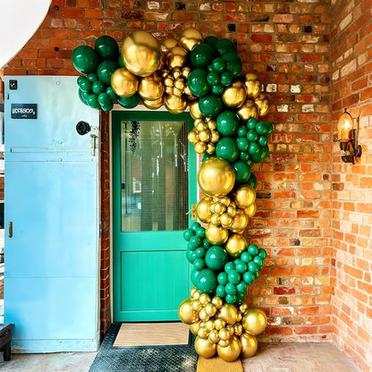 Lukiituke Green and Gold Balloon Arch Kit, St.Patrick's Day, Graduation - Image 4