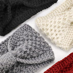 DRESHOW Knit Crochet Headband for Women Ear Warmer Soft Turban Stretch Warmer Headbands Winter Fashion Head Wrap