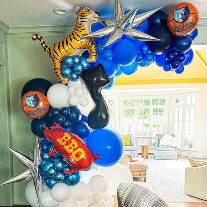 Voircoloria 66pcs Royal Blue Latex Party Balloons, 12inch | - Image 8