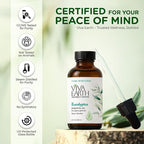 Eucalyptus Essential Oil – Pure and Natural Eucalyptus Aroma for Diffusers, Aromatherapy, Hair and Scalp Care, Skin Care, Massage Oils, Soap and Candle Making – with Dropper, 4 oz