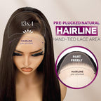 Chocolate Brown Lace Front Wig, 13x4 Synthetic Lace Wigs Pre Plucked 26inch Long Straight Glueless Dark Brown Wig For Black Women Beginner Friendly Suitable For Everyday Wear