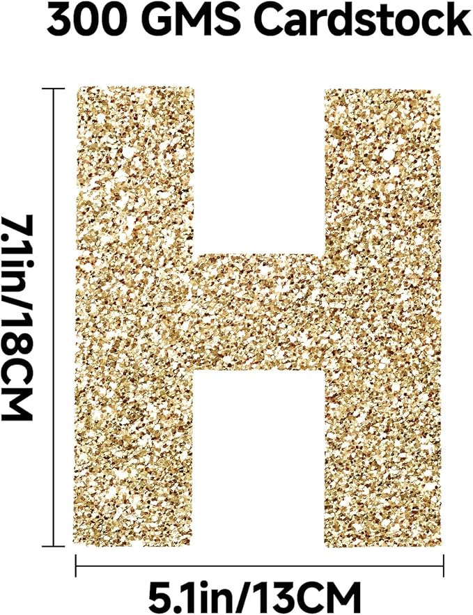 Alynta Happy Birthday Banner Pre-Strung Glitter Birthday Party Decorations | NO - Image 2