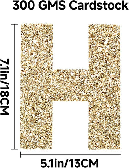 Alynta Happy Birthday Banner Pre-Strung Glitter Birthday Party Decorations | NO - Image 2