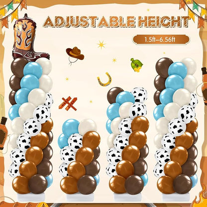 Kasyat 2 Set Western Cowboy Balloon Column Stand Kit - Image 4