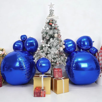 50 Inch Giant Navy Blue Round Foil Balloons - Image 5