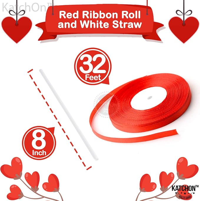 KatchOn Red Lip Balloons 30 Inch - Image 5