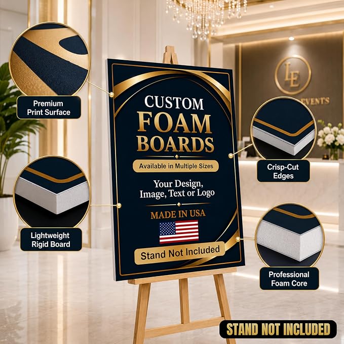 Custom Poster Boards by BCB Print | Personalized Foam Display Sign | - Image 5