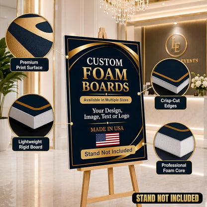 Custom Poster Boards by BCB Print | Personalized Foam Display Sign | - Image 5