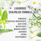 Canviiy ScalpBliss Itch-Calming Serum, Long-Lasting Soothing Scalp Moisturizer for Dry itchy Scalp, Enriched with Aloe Vera, Witch Hazel, Manuka Honey and Peppermint Oil (Organic Based)