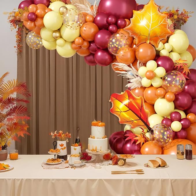 Fall Balloon Arch Kit, Thanksgiving Balloon Garland - Image 5