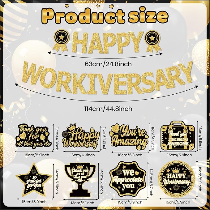 Happy Work Anniversary Party Decorations - Image 3