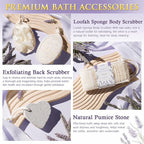 Christmas Birthday Gifts for Women, Lavender Relaxing Spa Gift Baskets for Women Self Care Package Bath Gift Set, Home Bath and Body Kit Pamper Gifts for Womens Mom Her Friends Sister Wife Girlfriend