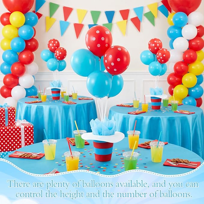 Civaner 6 Set 250th Anniversary Balloon Stands Centerpieces Table Decoration - Image 5