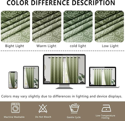 DWCN 100% Blackout Curtains for Bedroom - Image 8