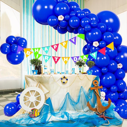 104pcs Royal Blue Balloon Garland Arch Kit Different Sizes 18/12/10/5 Inch | - Image 3