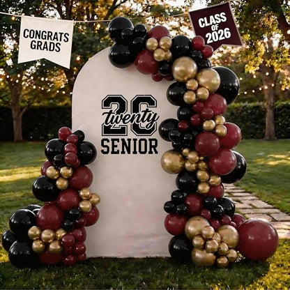 Burgundy Balloon Arch Kit - Image 3
