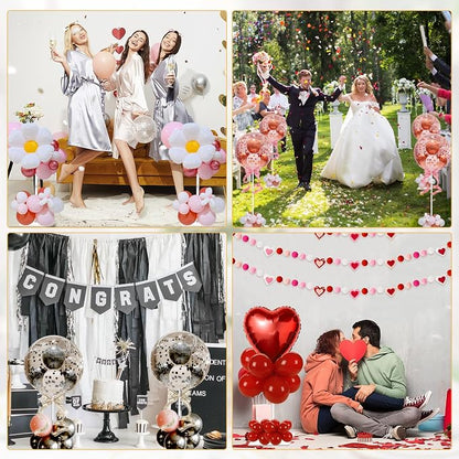 4 Pack Clear Acrylic Balloon Stands - Image 7