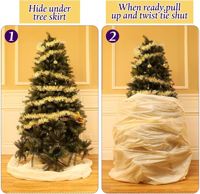 Boao 1 Set Christmas Tree Disposal Bag and Removal Storage - Image 4