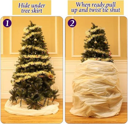 Boao 1 Set Christmas Tree Disposal Bag and Removal Storage - Image 4
