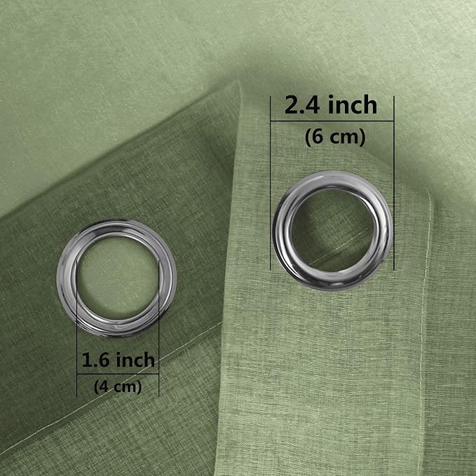 DWCN Ombre Sheer Curtains - Image 4
