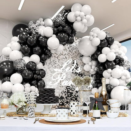 Black and White Balloon Arch Kit - Image 7