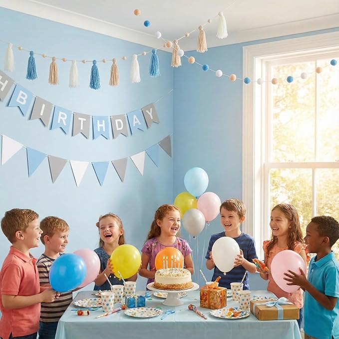 SmoothNovelty 139 Pcs Felt DIY Custom Banner Kit Include 104 Letters 18 - Image 5