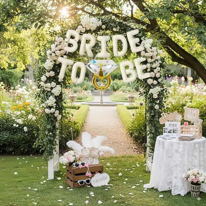 Beige Bachelorette Party Decorations, Cream White Sand Bride To Be Bridal - Image 4