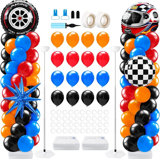 Kasyat 2 Sets Hot Car Balloon Column Stand Kit by Kasyat