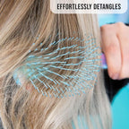 FRAMAR Purple Hair Brush Detangler, Detangling Hairbrush For Women, Wet Hair Brush For Girls, Hair Detangler Brush, Wet Hairbrush, Hairbrushes, Girls Hairbrush Detangler, Reduces Frizz – Tie Dye