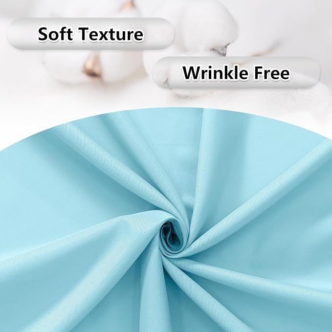 10x 10 Baby Blue Backdrop Curtain - Image 6