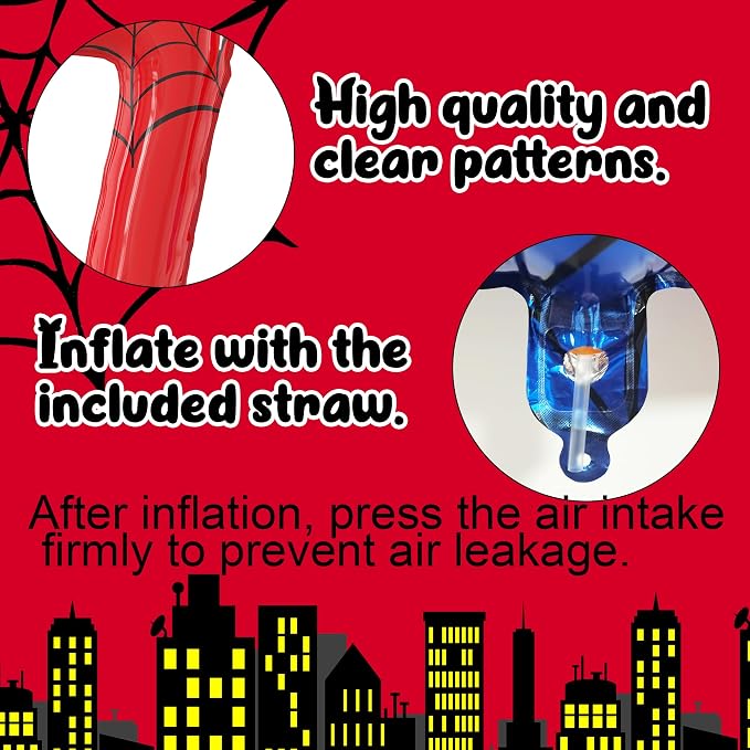 40 Inch Giant Spider Theme Number Foil Balloons - Image 3
