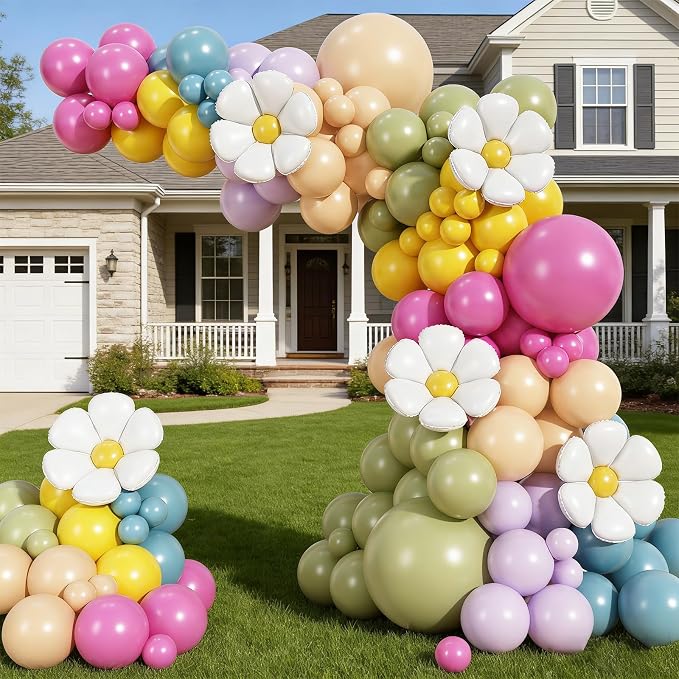 Daisy Flower Balloon Arch Kit - Image 9
